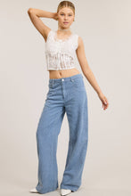 Load image into Gallery viewer, Romantic Lace Corset Top with Front Ribbon Tie