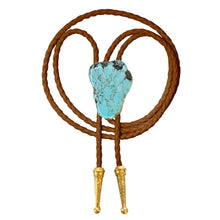 Load image into Gallery viewer, Gemstone Bolo Tie - Turquoise