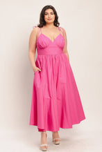 Load image into Gallery viewer, The Perft Pink Midi Dress