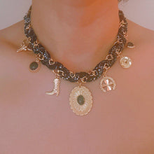 Load image into Gallery viewer, Wild West Desert Charm Scarf Necklace