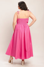 Load image into Gallery viewer, The Perft Pink Midi Dress