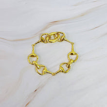 Load image into Gallery viewer, Equestrian Linked Bracelet

