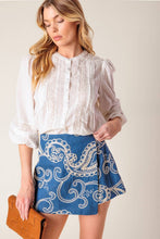 Load image into Gallery viewer, Coastal Paisley Skort
