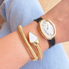 Load image into Gallery viewer, Sonoran Viper Coil Bangle Bracelet
