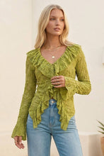 Load image into Gallery viewer, Macha Boho Lace Blouse
