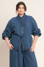 Load image into Gallery viewer, Lightweight Denim Top
